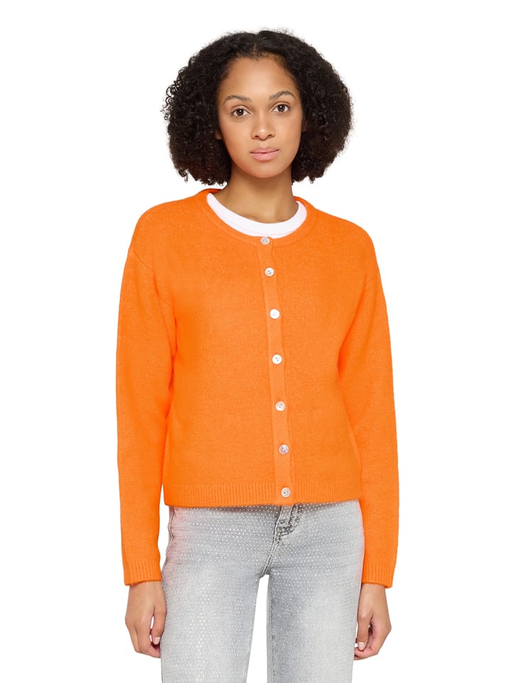 Cardigan in Orange