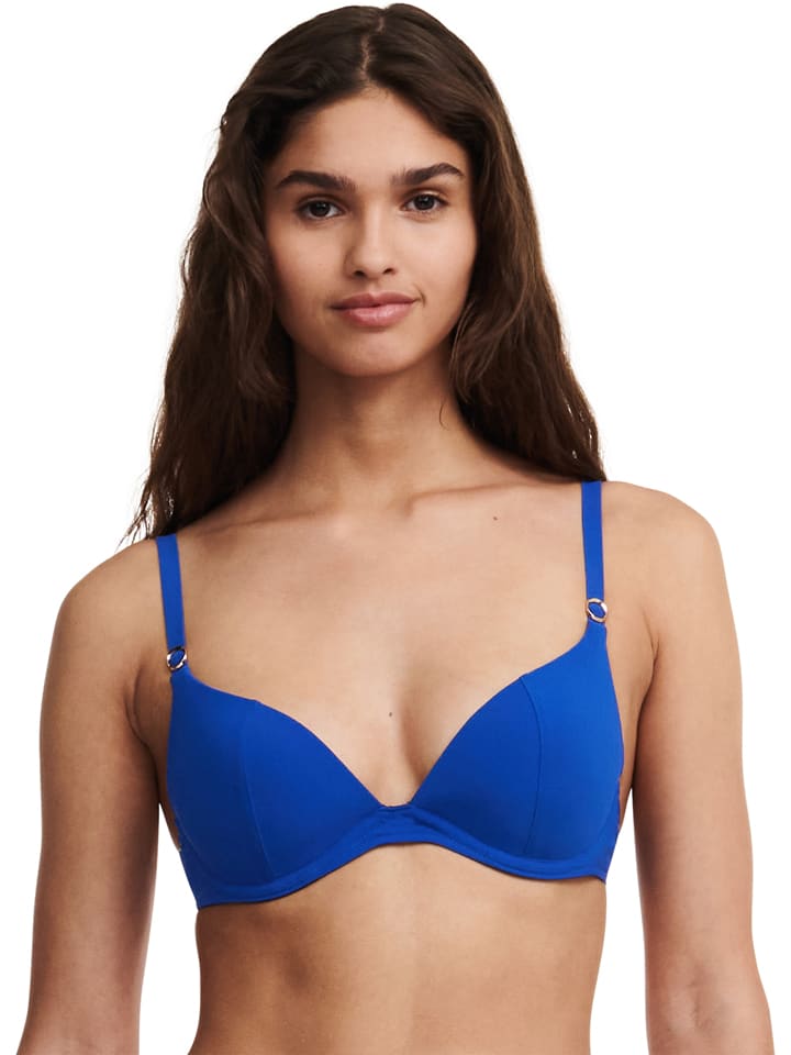 Biustonosz bikini w kolorze niebieskim