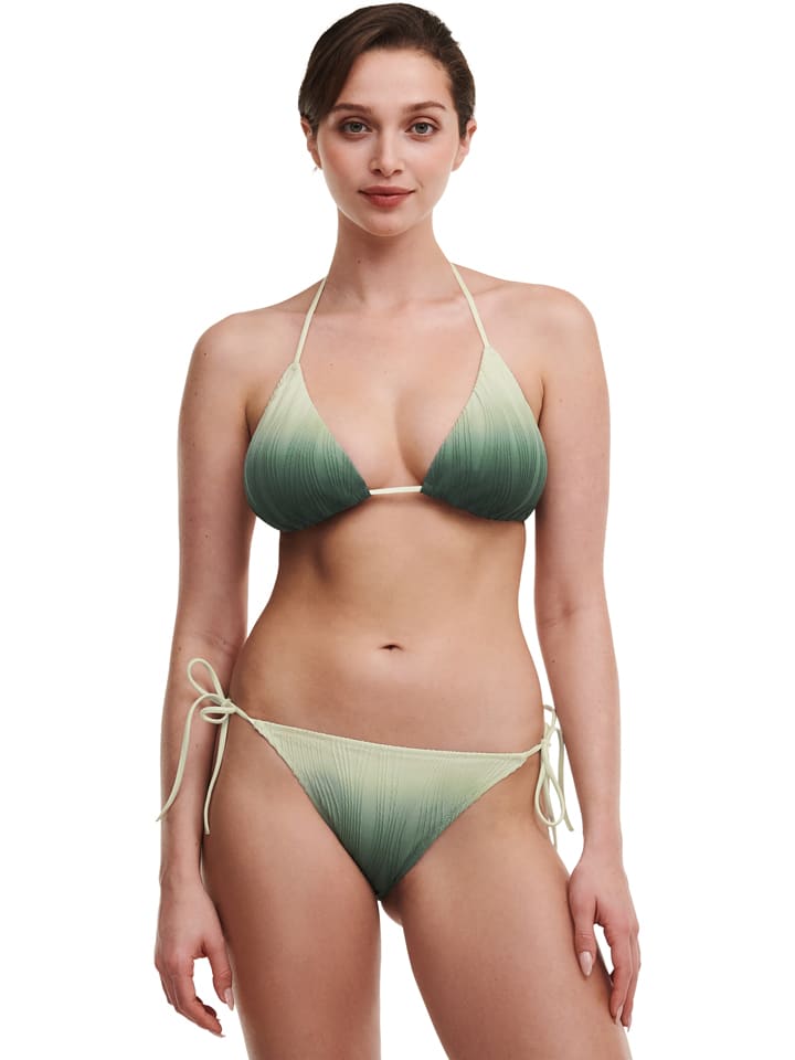 Biustonosz bikini w kolorze zielonym