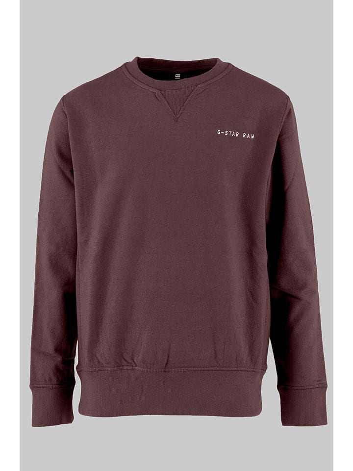 Sweatshirt in Bordeaux