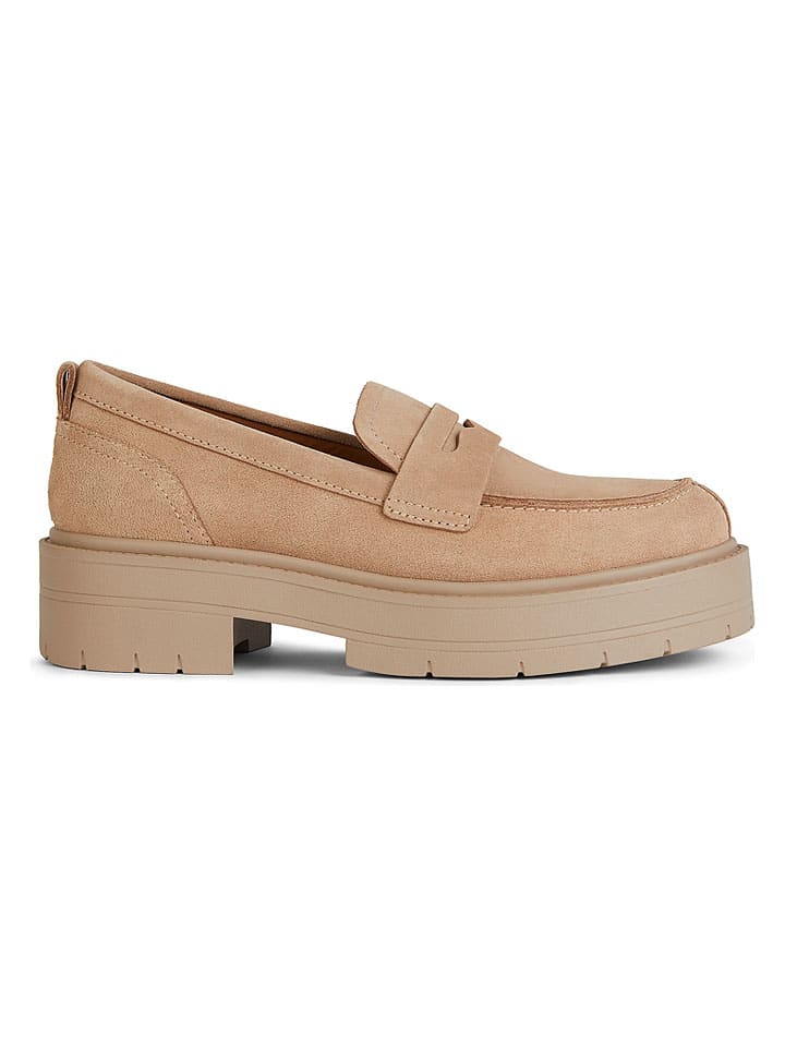 Leren mocassins "Spherica EC7" beige
