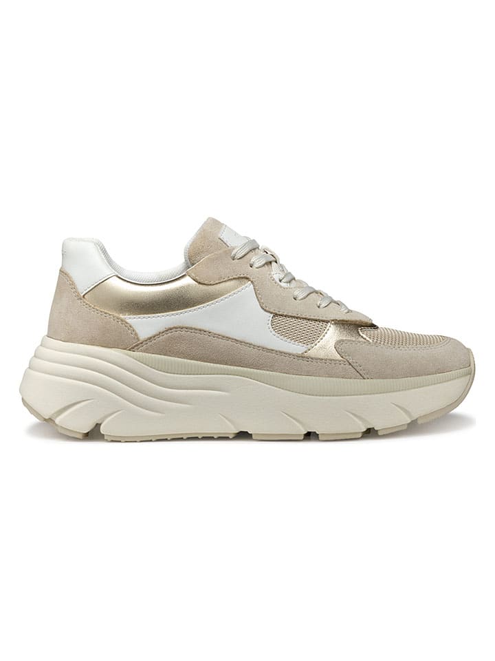 Sneakersy "Diamanta" w kolorze beżowym