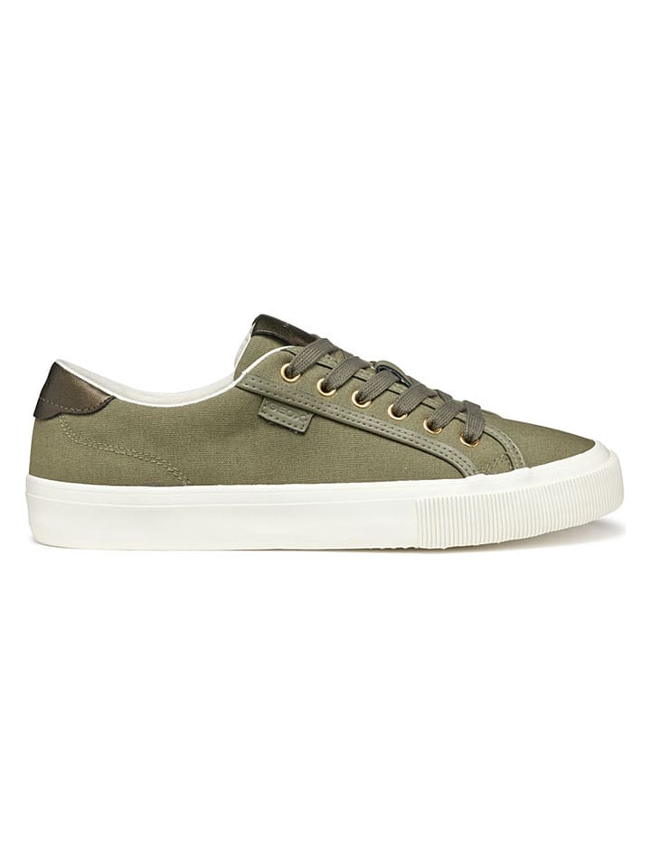 Sneakersy "Emmeleny" w kolorze khaki