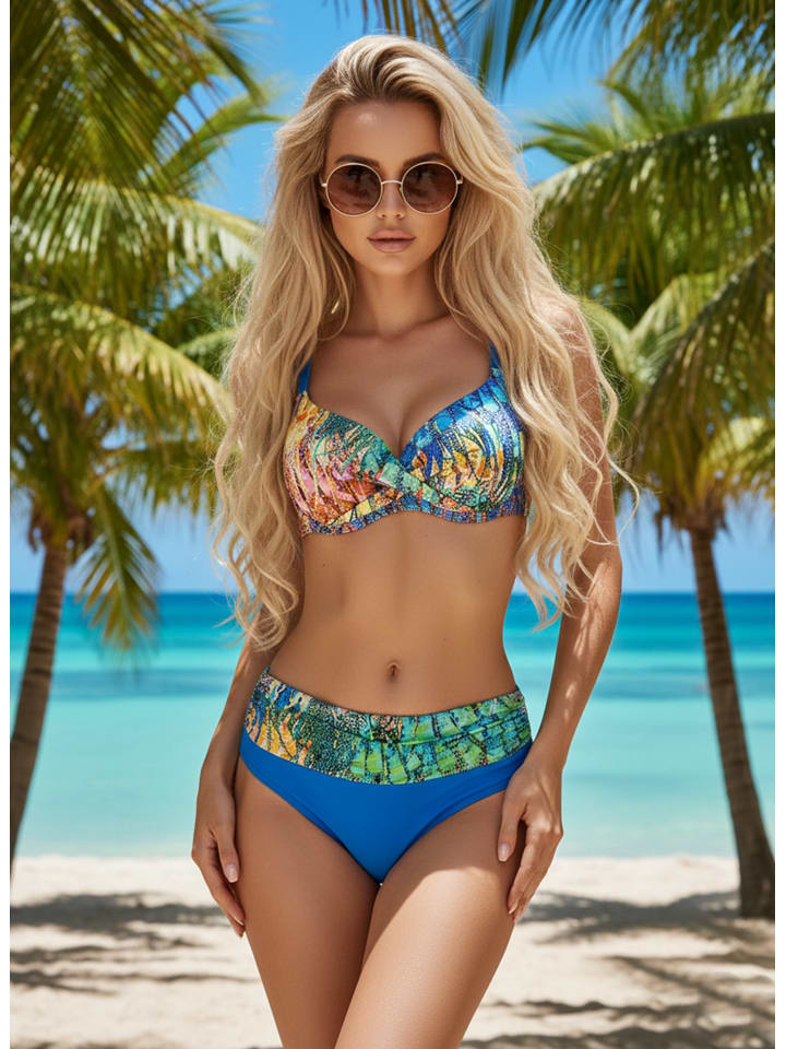Bikini w kolorze niebieskim