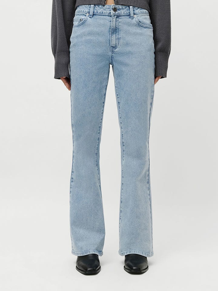 Jeans "Jeanine" - Flared fit - in Hellblau