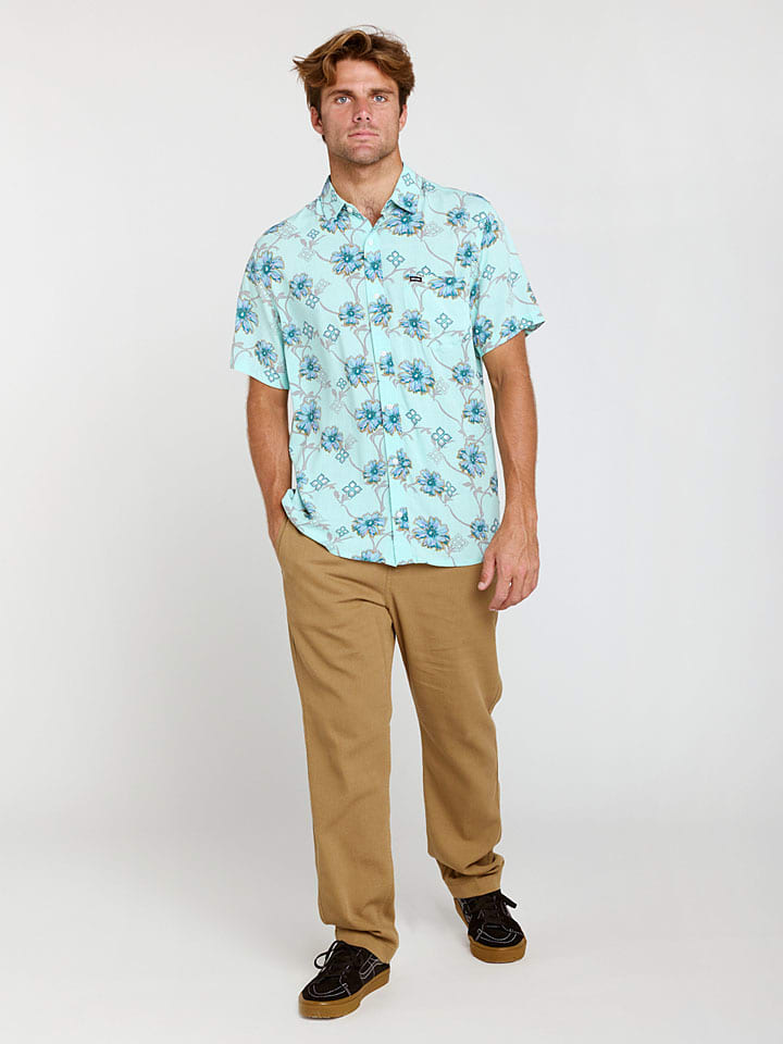 Blouse "Surf Revival" - regular fit - lichtblauw
