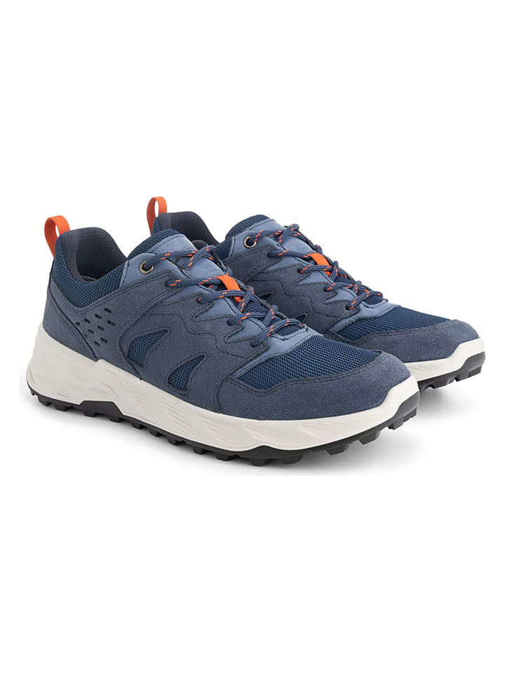 Leren wandelschoenen "Praesto" donkerblauw