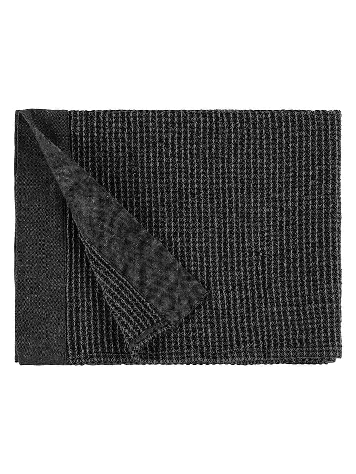 Saunakussenhoes ''Kenno'' grijs/zwart - (L)60 x (B)50 cm