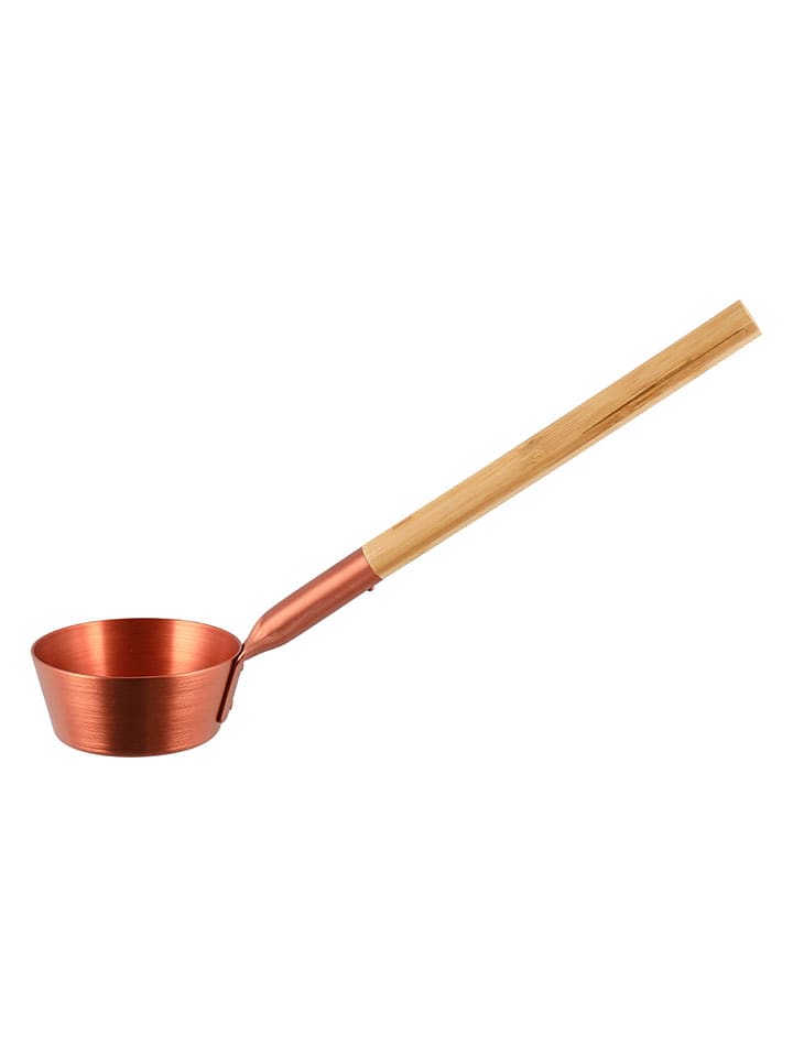 Chochla w kolorze beżowo-miedzianym do sauny - dł. 43 cm