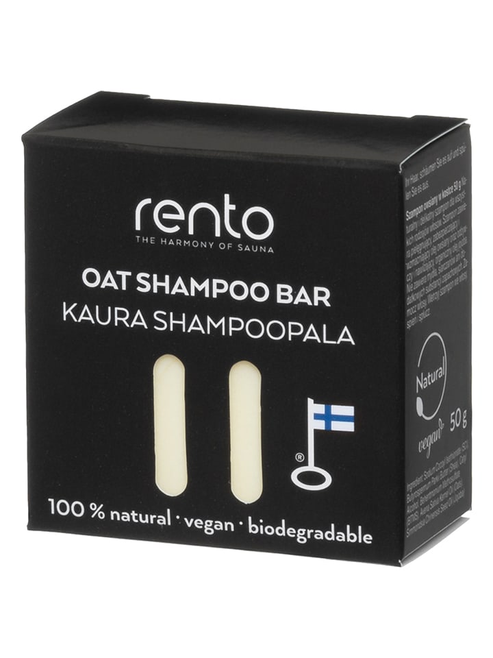 Szampon w kostce "Oat" do włosów - 50 g