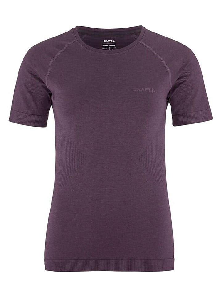 Koszulka sportowa "Core Dry Active" w kolorze fioletowym