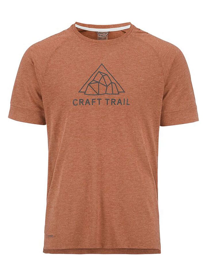 Koszulka "ADV Trail Wool" w kolorze jasnobrązowym