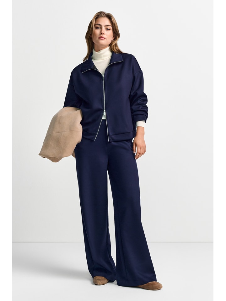 Sweatjacke in Dunkelblau