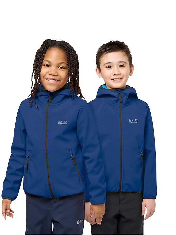 Softshelljas "Fourwinds" blauw
