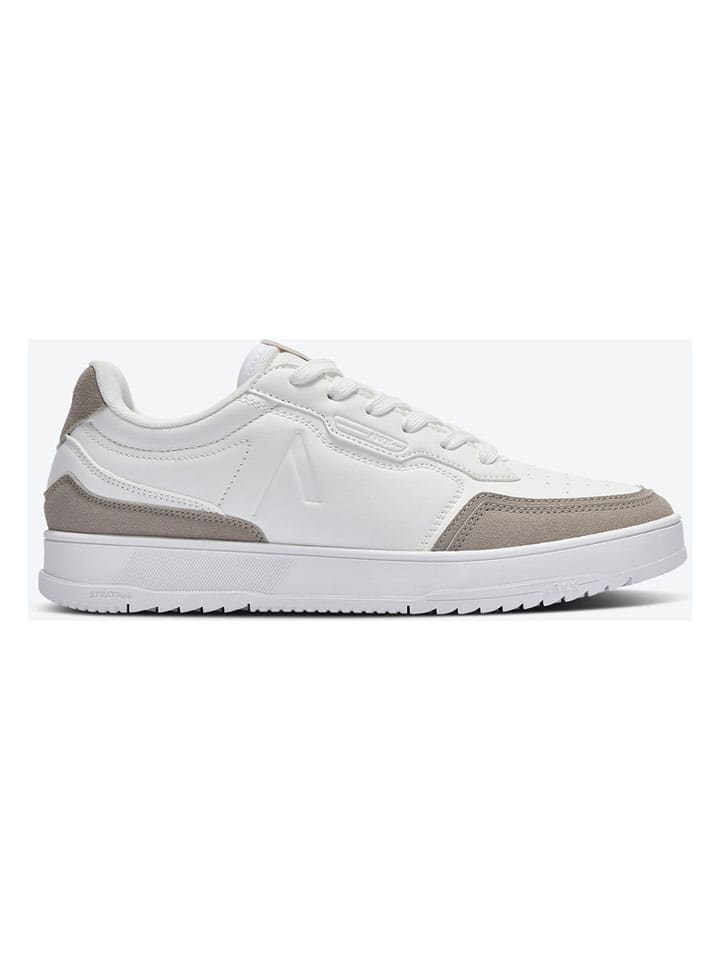 Sneakersy "Novaklass" w kolorze biało-beżowym