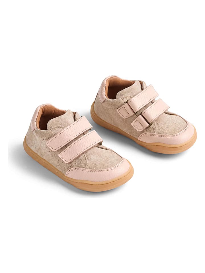 Skórzane sneakersy "Barres" w kolorze jasnoróżowym