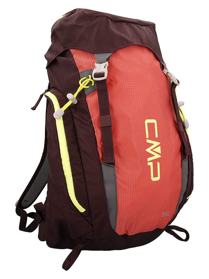 Plecak trekkingowy "Nordwest" w kolorze bordowym - 27 x 45 x 16 cm
