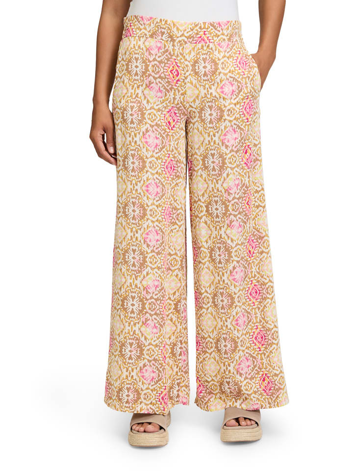 Marlenebroek beige/roze