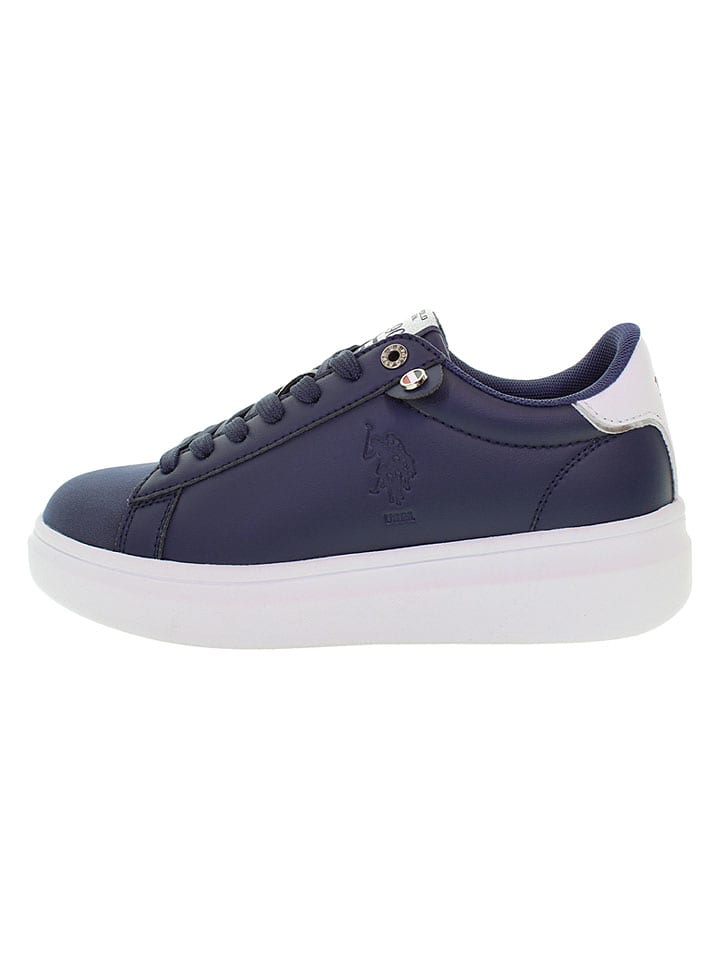 Sneakers donkerblauw/wit