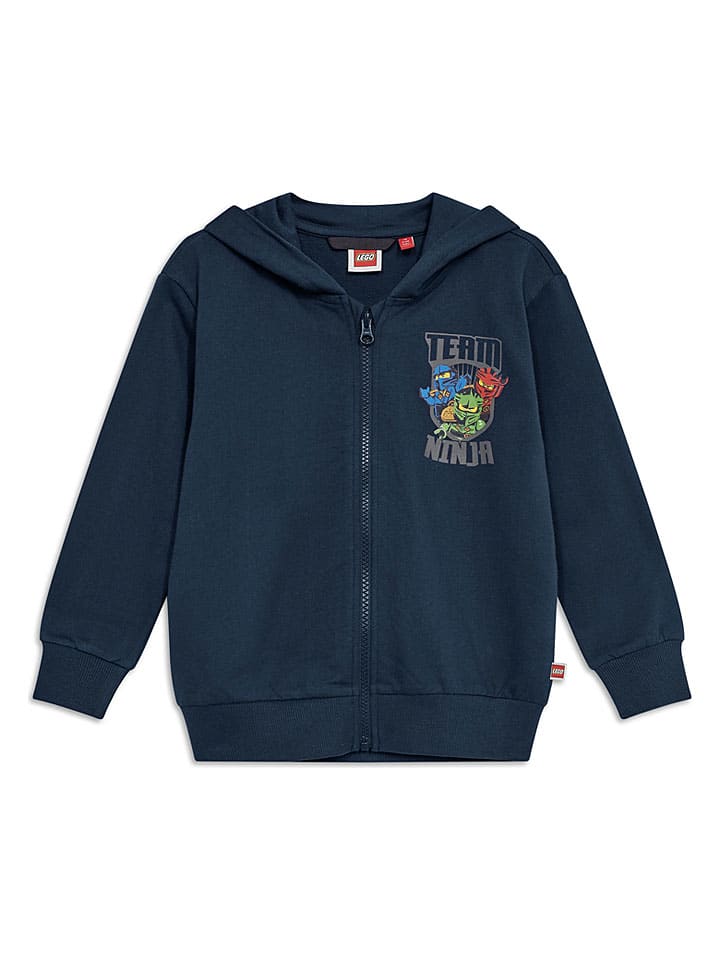 Sweatvest donkerblauw