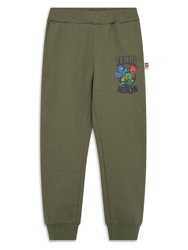 Spodnie dresowe w kolorze khaki
