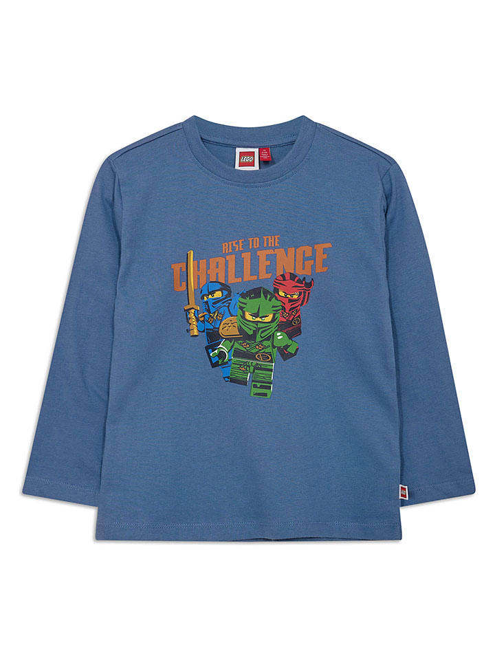 Longsleeve in Blau