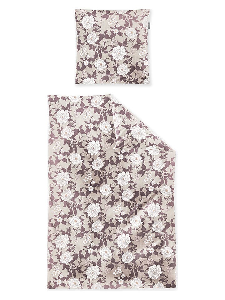 Biber beddengoedset lichtroze