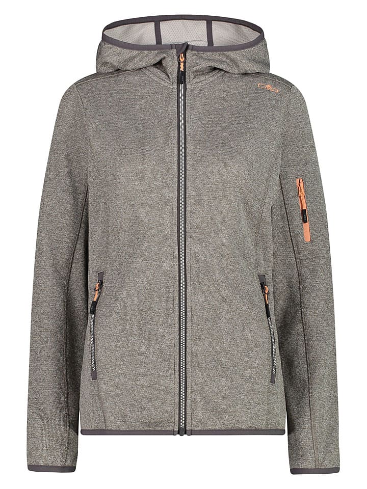 Fleece vest beige