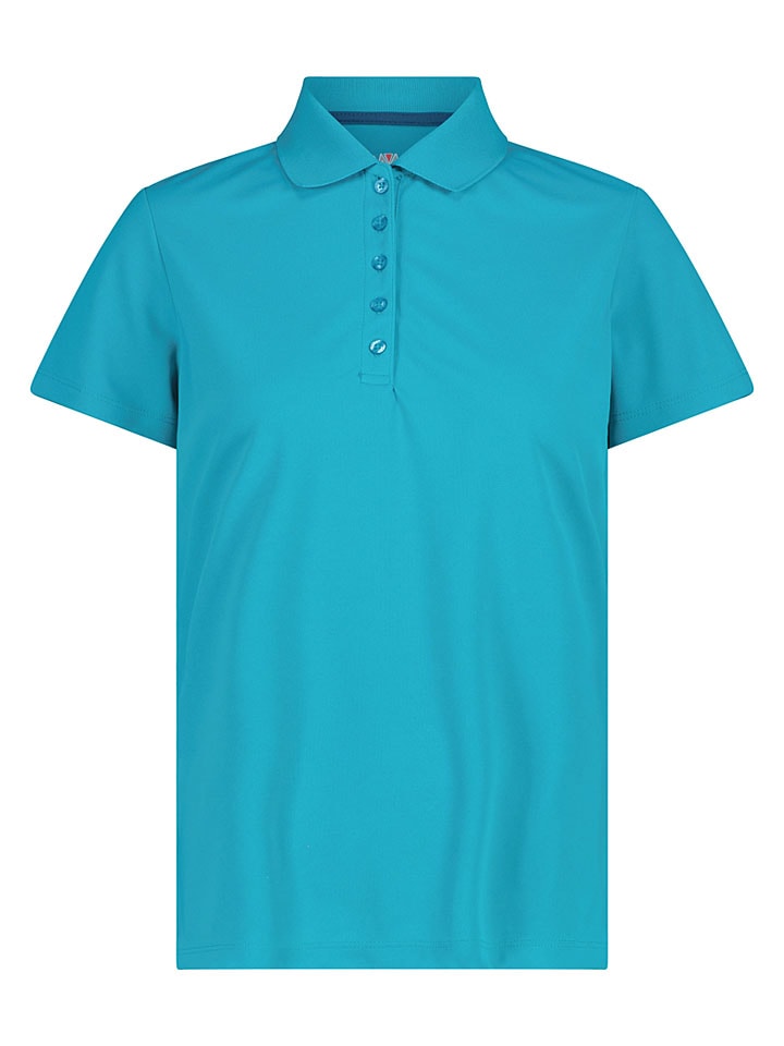 Functioneel poloshirt lichtblauw
