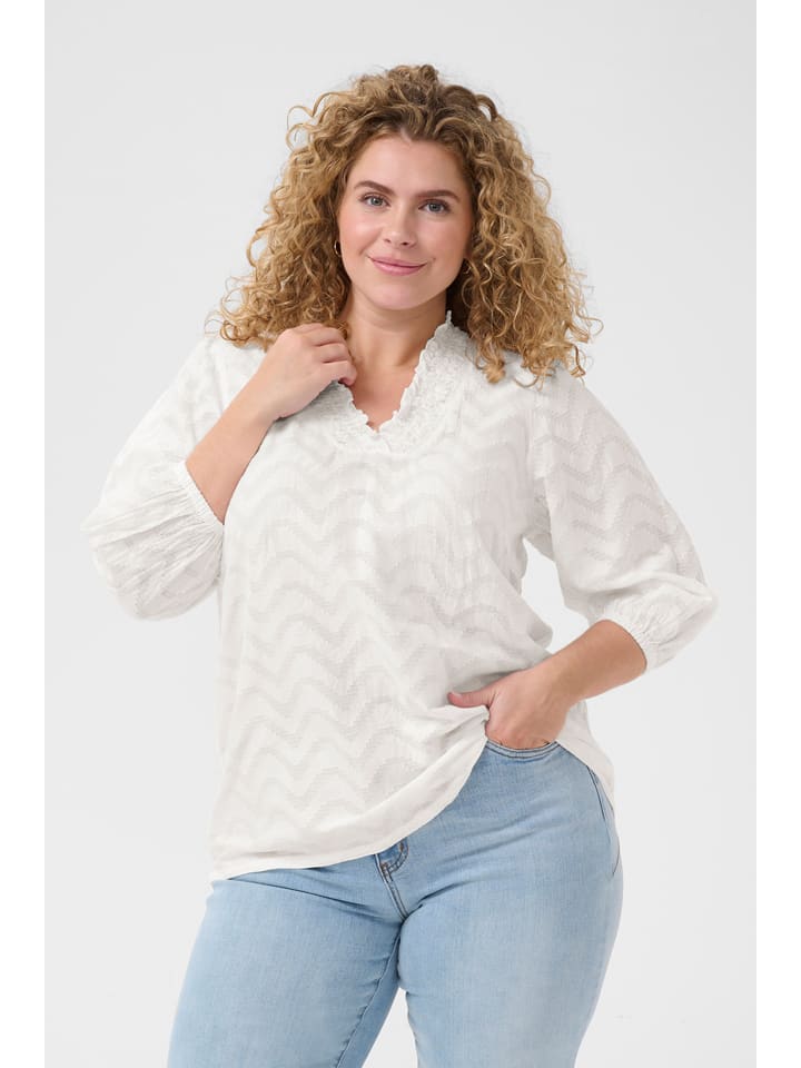 Bluse in Weiß