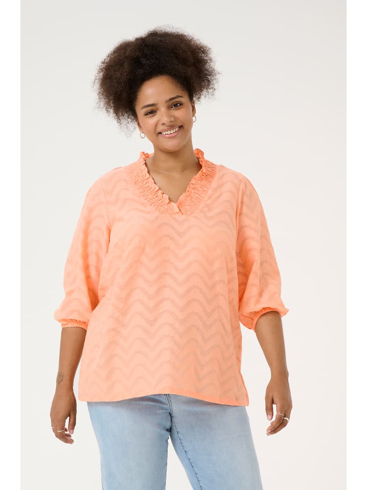 Bluse in Apricot
