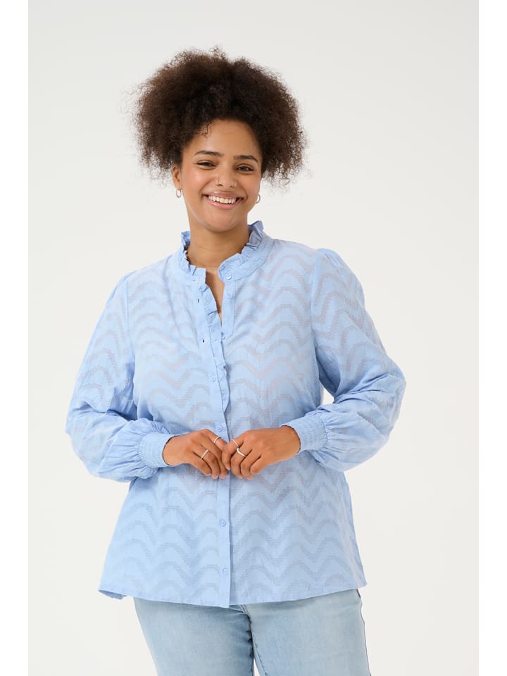 Blouse lichtblauw