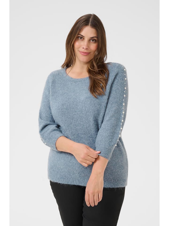 Sweter w kolorze błękitnym