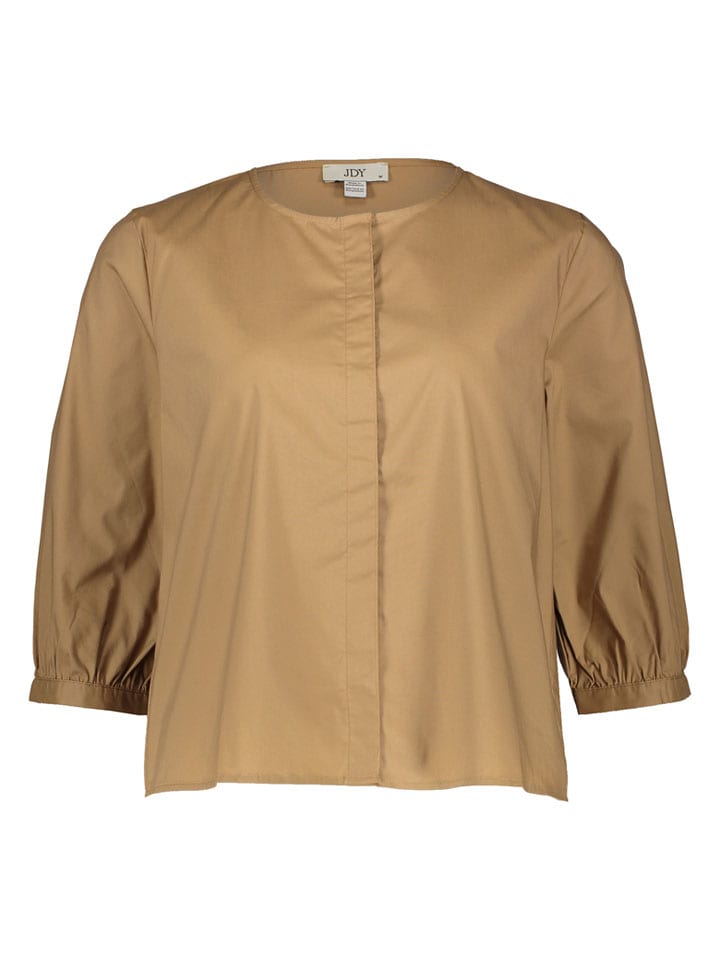 Bluse "Mio" in Hellbraun