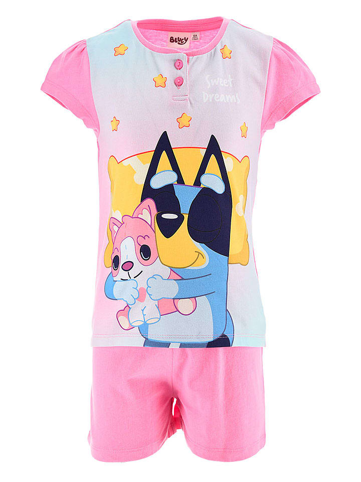 Pyjama "Bluey" in Rosa