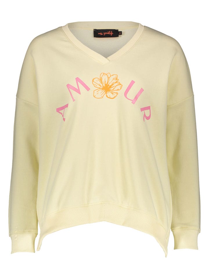 Bluza "Amour" w kolorze jasnożółtym