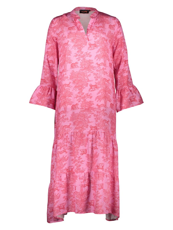 Sukienka "Rose Jungle" w kolorze jasnoróżowym