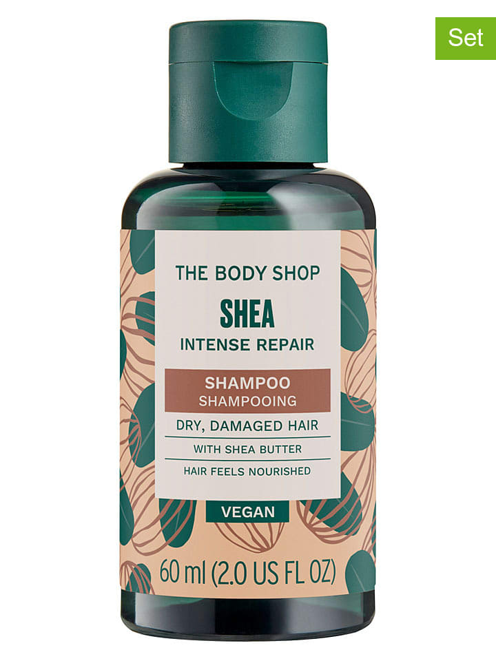 2er-Set: Shampoo "Shea", je 60 ml
