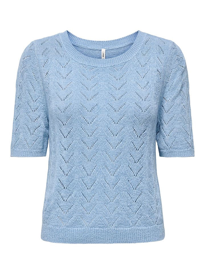 Pullover in Hellblau