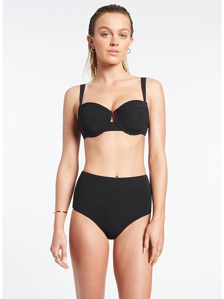 Biustonosz bikini w kolorze czarnym