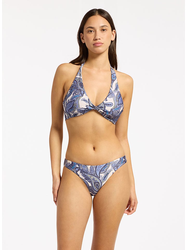 Figi bikini w kolorze kremowo-lawendowym