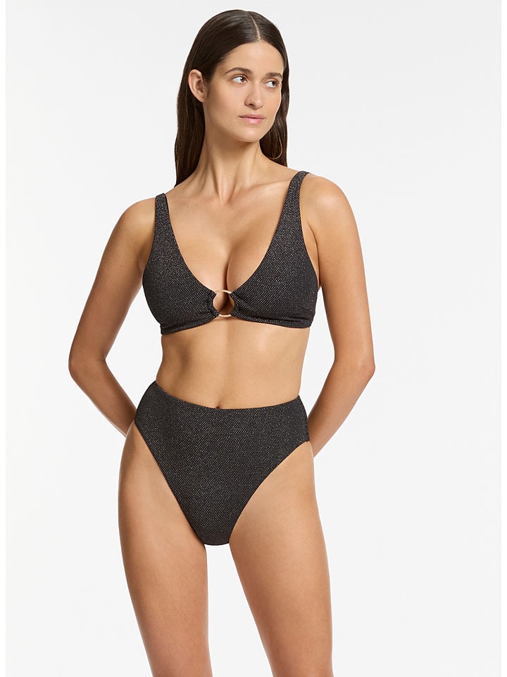 Biustonosz bikini w kolorze czarnym