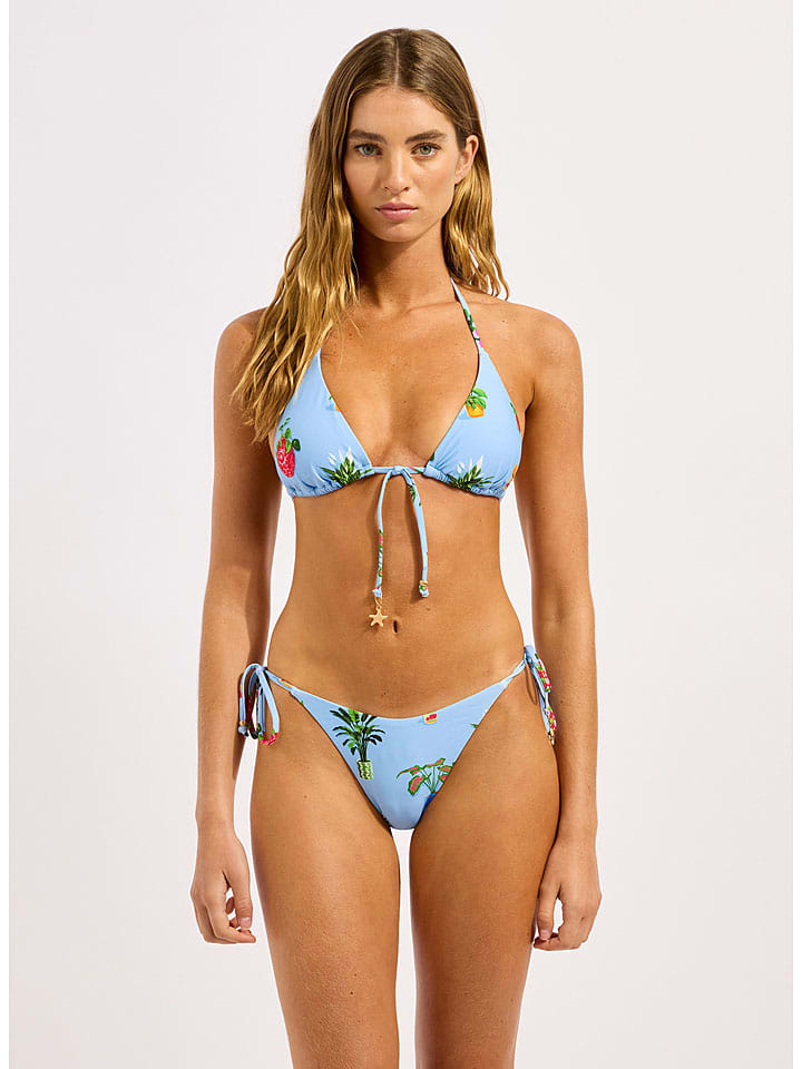 Bikinitop lichtblauw