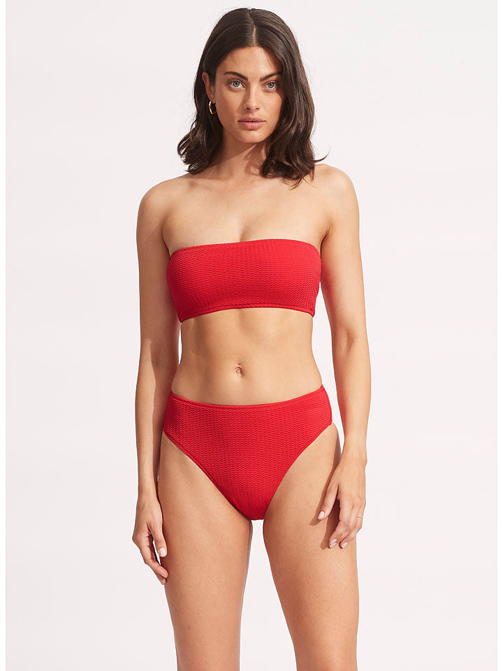 Figi bikini w kolorze czerwonym