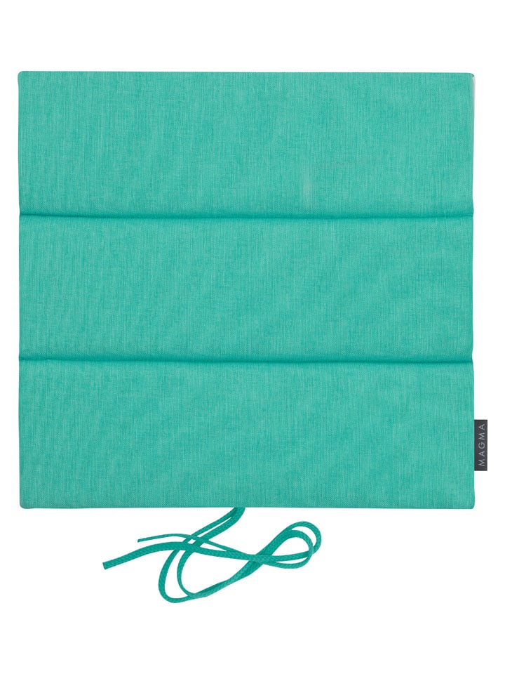 Outdoor-Stuhlkissen ''Capri'' in Türkis - (L)40 x (B)40 cm