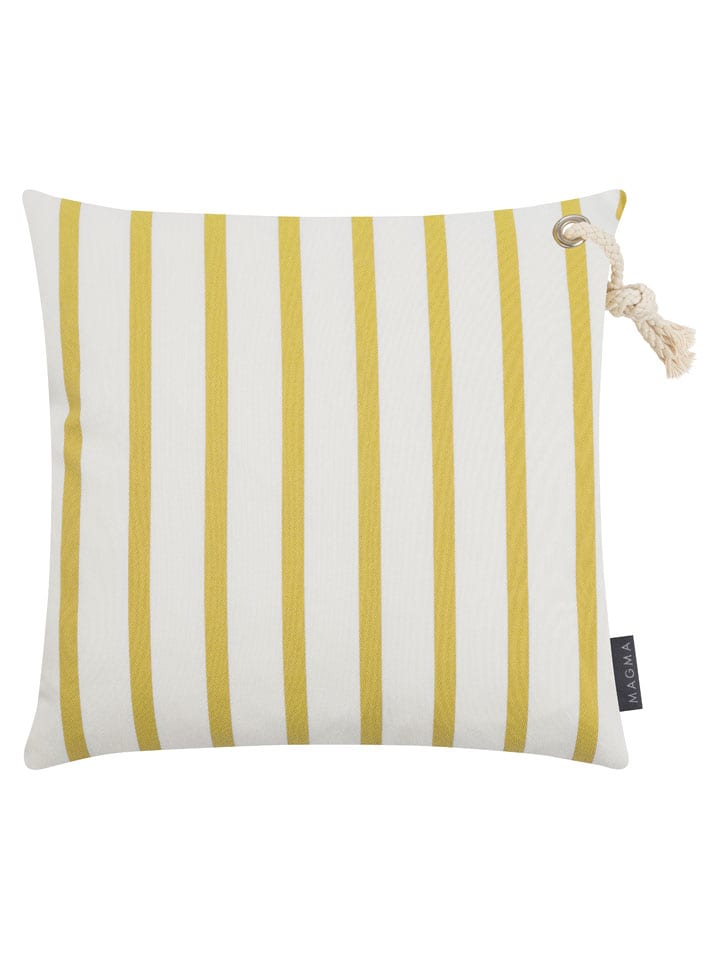 Outdoor-Kissenhülle ''Malta'' in Grün/ Weiß - (L)40 x (B)40 cm