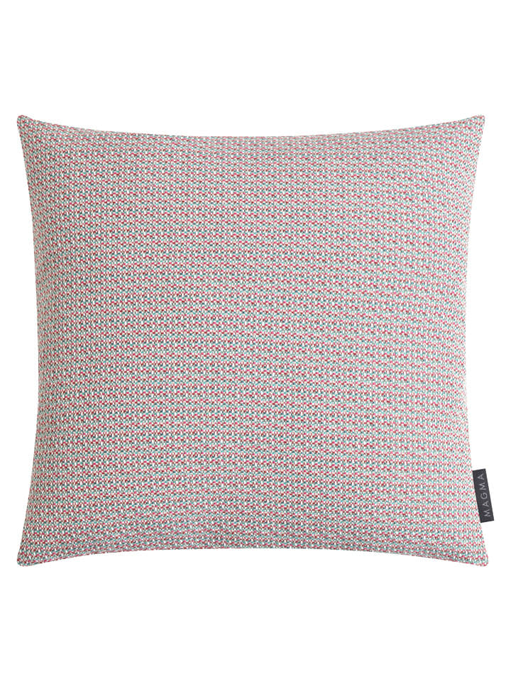 Outdoorkussenhoes ''Antigua'' rood/turquoise - (L)45 x (B)45 cm