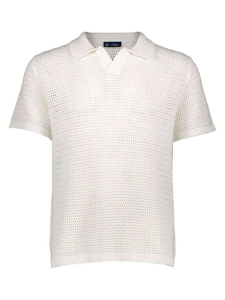Koszulka polo w kolorze kremowym