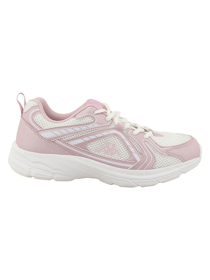 Sneakersy "Kusuma" w kolorze biało-jasnoróżowym