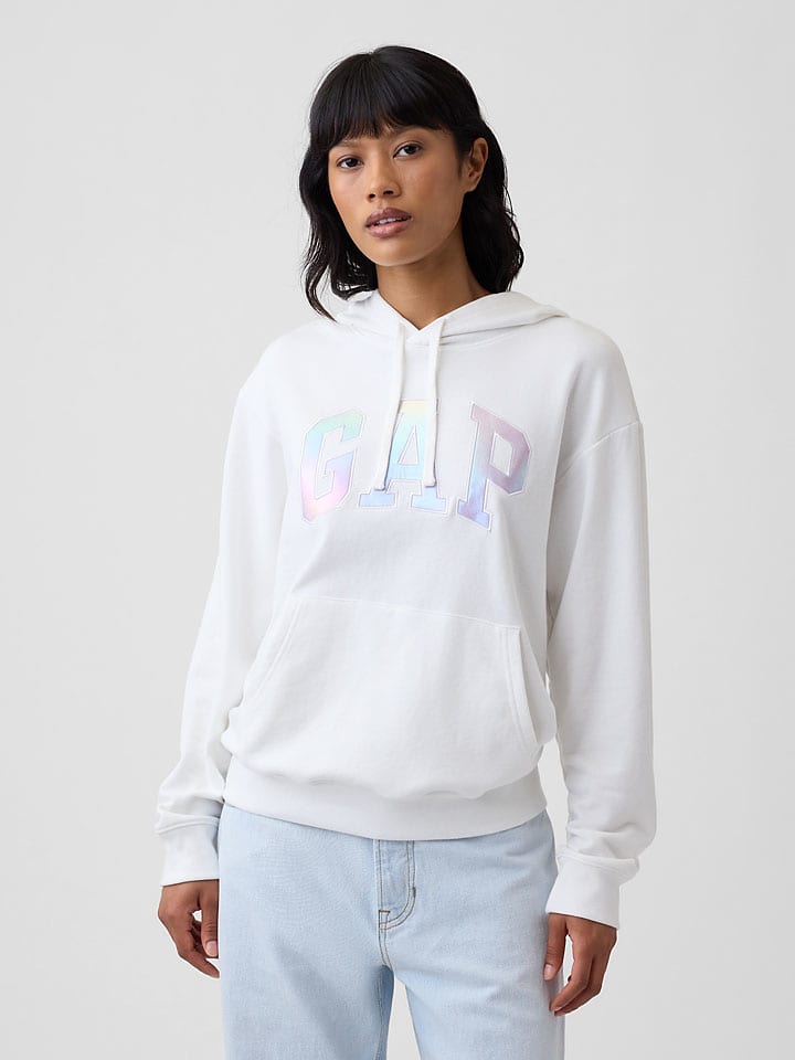 Hoodie in Weiß